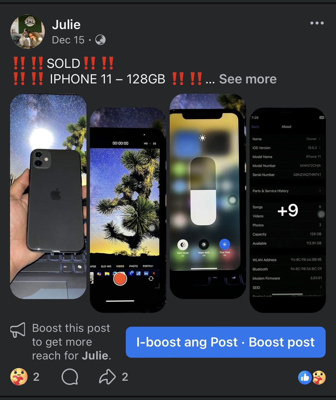 iPhone transaction photo 1