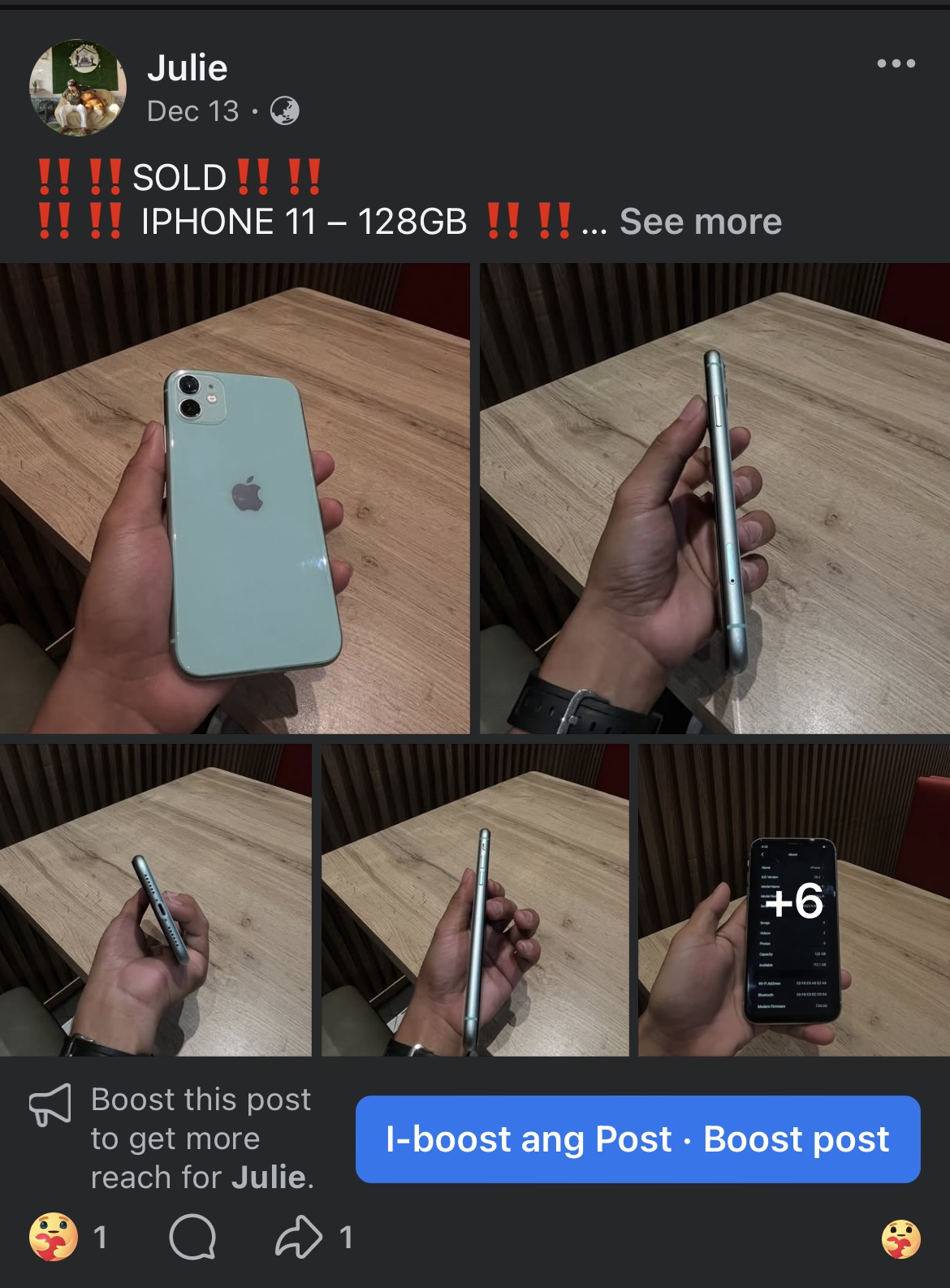 iPhone transaction photo 2